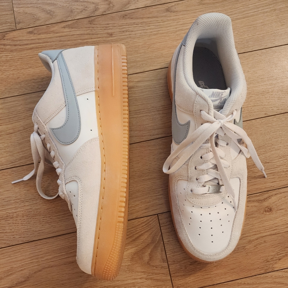 Nike Air Force 1 '07 LV8 Gum Pack Phantom Light Smoke- 12* Read Description